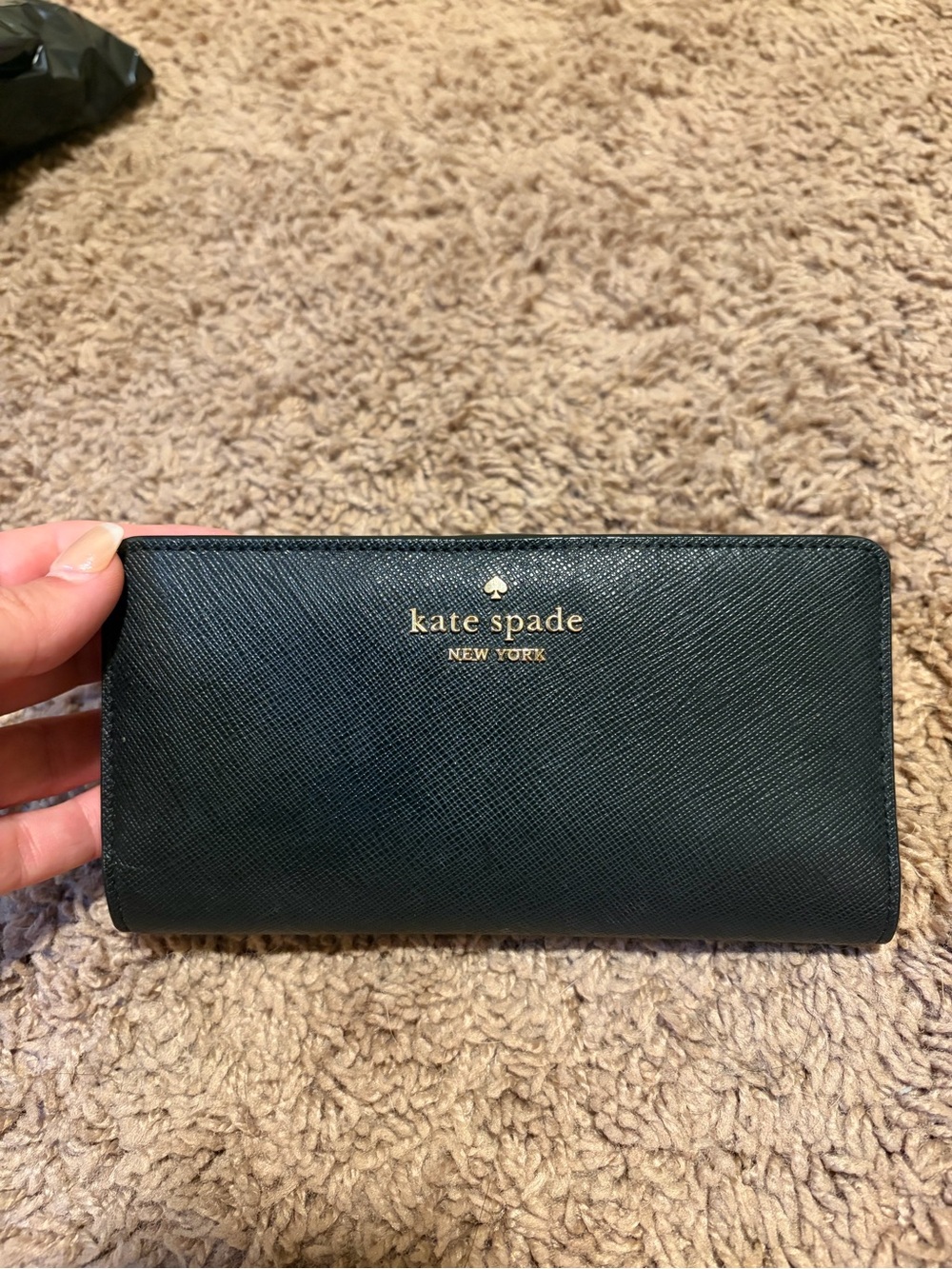 kate spade black wallet